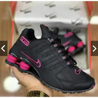 Promoção Tênis Nike Shox NZ 4 MOLAS Masculino - Calçado Esportivo e Academia - CINZA | VERDE AGUA