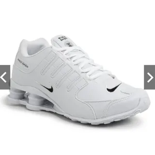 Promoção Tênis Nike Shox NZ 4 MOLAS Masculino - Calçado Esportivo e Academia - CINZA | VERDE AGUA