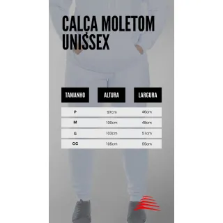 Calça Slim Masculina de Moletom Algodão Time Carioca Fla - Cinza Mescla