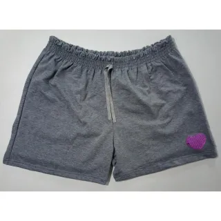 Clochard Feminino Cintura Alta - Kit com 3 Shorts - Mescla/Mescla/Mescla