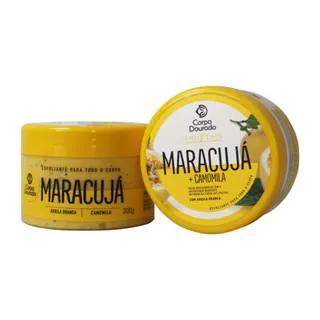 Corpo Dourado Esfoliante Facial e Corporal Fruktais - Morango pote 300g