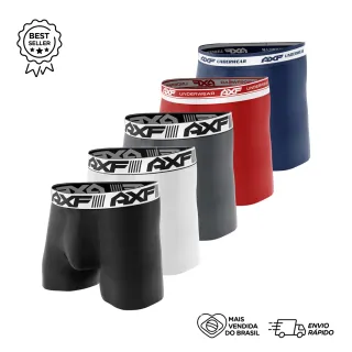 Kit Boxer Laycra Masculina - 5 Cuecas - GG