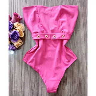 Maiô feminino preto suplex grosso - Raryel - Opção 5