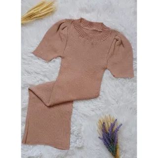 Variedade de Vestidos Tricot Modal / Manga Curta / Gola V e Redonda / Listrado Trico - Marinho Vest Liso