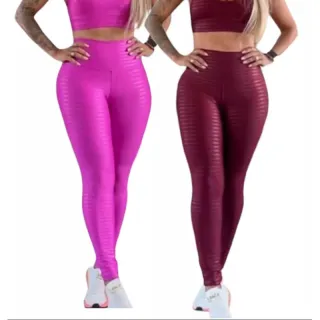 Calça Fitness Legging 3D para Treino Academia e Dia a Dia - Rose