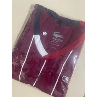 Gola Colorida Baby Look Listrada Giz Estampa - Vermelho