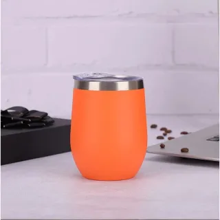 Tampa Acrílica Inox Copo Térmico 360ML - Promoção Raryel - Amarelo