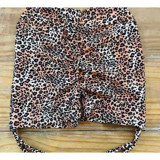 Amarração Empina Bumbum Fitness Feminino Curto - Onça 4