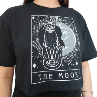 Moda Gringa Camiseta Cropped Larguinho - Grateful/BRANCO