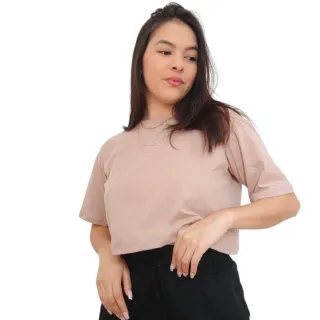 Moda Gringa Camiseta Cropped Larguinho - Grateful/BRANCO