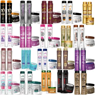 A Sua Escolha - Kit Capilar Shampoo + Condicionador + Mascara - Oleo Ricino