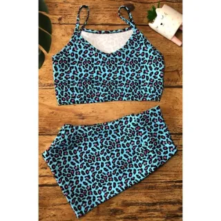 Top + Short Fitness Conjunto GG até - 20