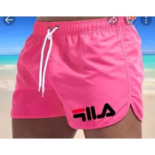 Short estiloso para praia e piscina - Bermuda fL esporte - Pink