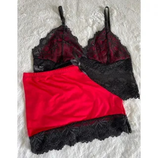 Confortável Baby Doll Plus Size Toper Pijama - Frozen-Rosa