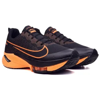 Lançamento esportivo: Tênis Air Zoom masculino para academia e caminhada - Preto/Amarelo