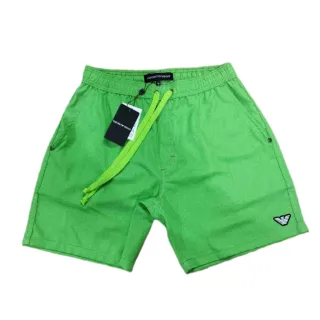 Armani - Short Masculino de Linho em Queima de Estoque - Chiclete