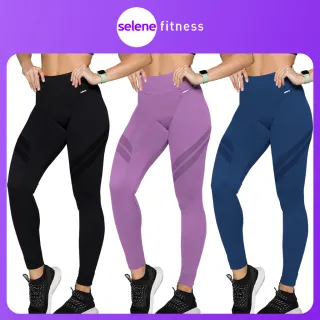 Legging Selene Feminina Cintura Alta Grossa Sem Transparência - Azul Marinho