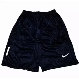 Coleção nova 2023: Bermuda masculina refletivo - Branco