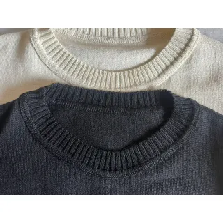 Decote Redondo Blusa Tricô Manga Curta Feminina - Verde Limão