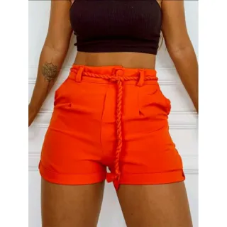 Tendência Trançada: Cinto Feminino de Alfaiataria com Cordinha - Rosa