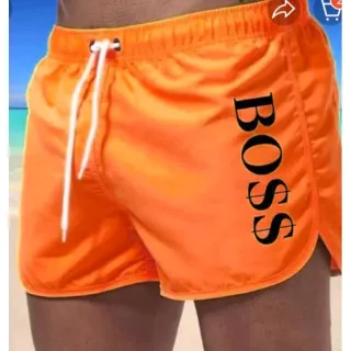 Short para praia, piscina, treino, corrida e academia - Preto