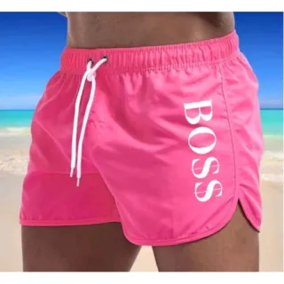 Short para praia, piscina, treino, corrida e academia - Preto