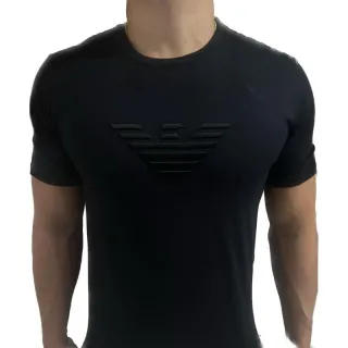 Pronta Entrega Camiseta Algodão Egípcio Monocromática Masculina Preta, Branca e Ocre - Preto