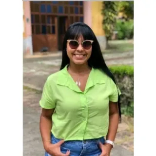 Camisa Social Feminina Cropped com Botões - Verde LIMA