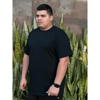 Camiseta Premium Plus Size Algodão 100% G1,G2,G3,G4,G5 - CAMISETA PLUS CINZA