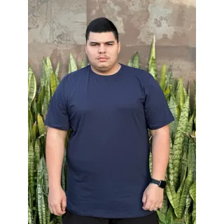 Camiseta Premium Plus Size Algodão 100% G1,G2,G3,G4,G5 - CAMISETA PLUS CINZA