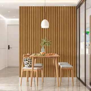 Várias Cores Papel de Parede Ripado Madeira 3D - MAD72