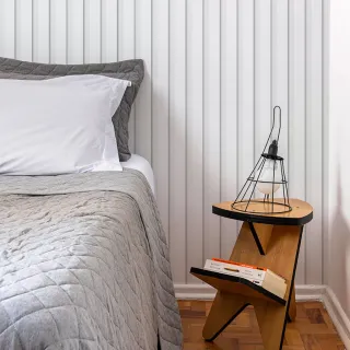 Várias Cores Papel de Parede Ripado Madeira 3D - MAD72