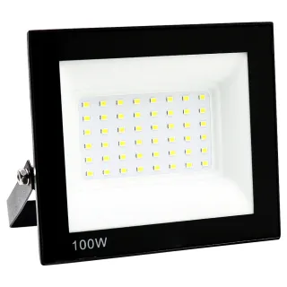 Refletor Led Holofote Frio Smd 100w Bivolt Kit 5 Ip66 - Único
