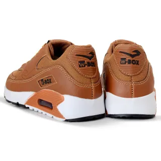 Envio rápido! Tênis Esportivo Masculino Air Box Confortável - Promoção Caramelo - Caramelo