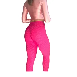 Legging Fitness Della Suplex Feminina - Empina e Levanta Bumbum - Rosa