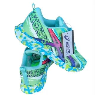 Leve e macio tênis feminino Asics Nossa Tri 13 para exercícios e caminhadas - Verde água Pink