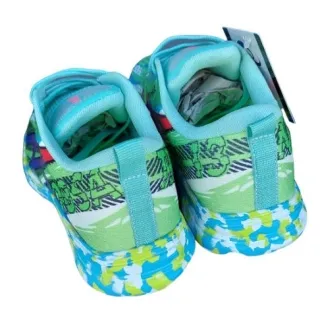 Leve e macio tênis feminino Asics Nossa Tri 13 para exercícios e caminhadas - Verde água Pink