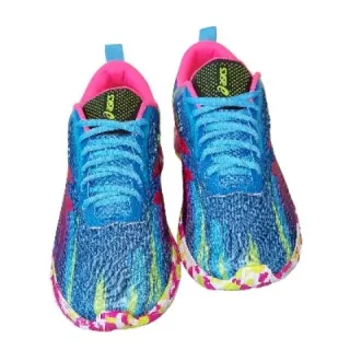 Leve e macio tênis feminino Asics Nossa Tri 13 para exercícios e caminhadas - Verde água Pink