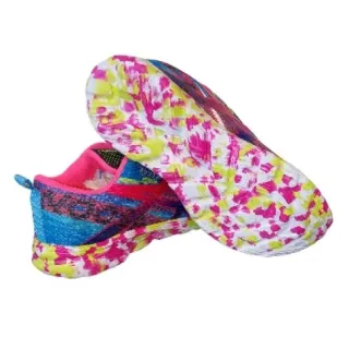 Leve e macio tênis feminino Asics Nossa Tri 13 para exercícios e caminhadas - Verde água Pink