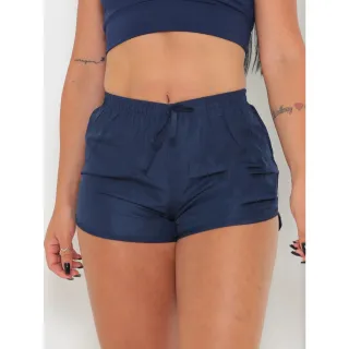 Oferta relâmpago: Short feminino leve em tactel, ideal para praia e academia - Preto
