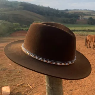 Queimão de estoque!! Vários modelos de Bandinha para Chapéu com Strass - DOURADA