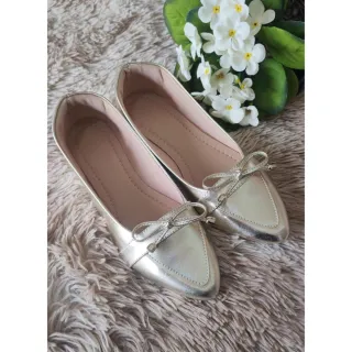 Feminino Mule Sapatilha - Preta Nó