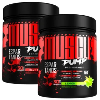 Suplemento Pré Treino Espartanos Muscle Pump 300g - 2 unidades