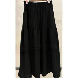 Moda Feminina: Saia Plus Size com Bolsos Forrada - Azul