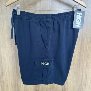 Bermuda Cargo Masculina Sarja Street Casual para laser e dia a dia - Preto