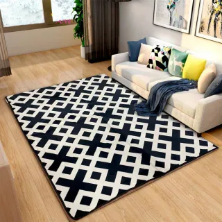 Tapete Estampado Grande 3D de Veludo Antiderrapante - AMSTERDÃ