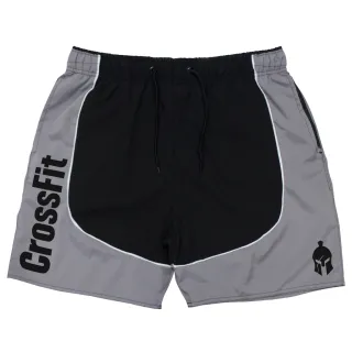 Short Titanio Crossfit Elastano Masculino Duas Cores - Azul/Meio Cinza