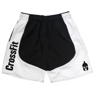 Short Titanio Crossfit Elastano Masculino Duas Cores - Azul/Meio Cinza