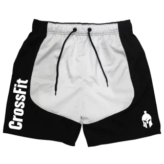 Short Titanio Crossfit Elastano Masculino Duas Cores - Azul/Meio Cinza
