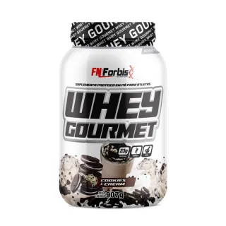 Protein Gourmet Whey 907gr - FN forbis (ORIGINAL) - Morango REFIL